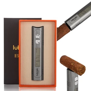 Humidimetro de cigarros LUBINSKI higrómetro PRO aguja medida electrónica USB gris - Imagen 1 de 12