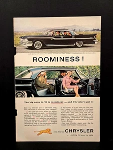 1959 Print Advertising, Chrysler Windsor, Swivel Seats, Lion Hearted, V8 Power - Picture 1 of 1
