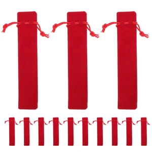 25 Stück Fleece Federtasche Samthüllen Füllhalter Etui Marker Organizer - Bild 1 von 12