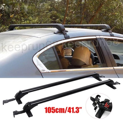41.3" Top Roof Rack Cross Bar Luggage Carrier w/ Lock For Lexus CT200h 2012-2017 - Image 1 of 4