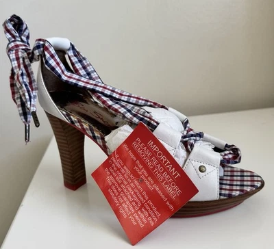 Women's Ben Sherman Sian Wrap Platform Sandals Size UK 5 Tan Brown - Image 1 of 4