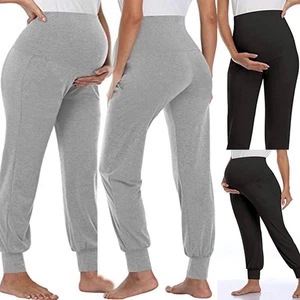 Umstandshose Hose Schwangerschaftshose bequem Umstandsmode Jogginghose Jogger DE - Bild 1 von 12
