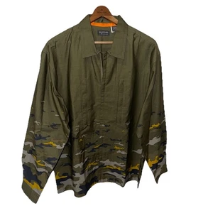 Camisa De Colección Levi’s Silvertab Cremallera Completa Muestra Prenda RARA OG Verde Camuflada Talla L - Imagen 1 de 18