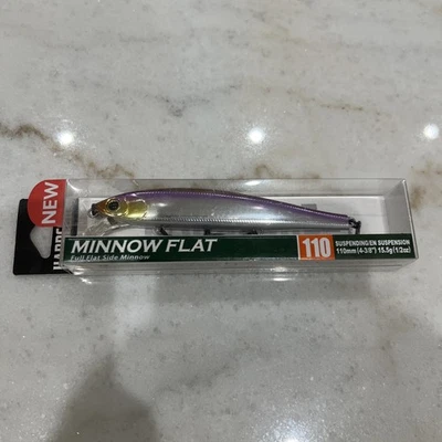 Yo Zuri Duel Hardcore Flat Minnow Jerkbait 110 mm (4-3/8") (1/2 oz) fundición metálica Foto 1 de 4