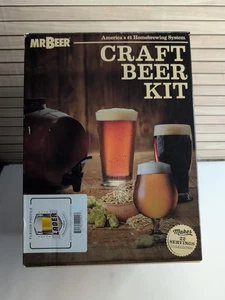 Mr Beer Beer Making 2 Gallon Starter Kit Premium Gold Edition Brown - Picture 1 of 10