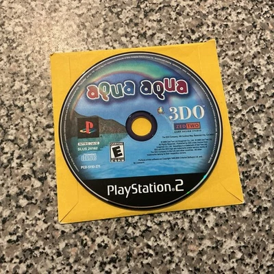 Aqua Aqua Sony Playstation 2 PS2 Disc Only Great Shape - Image 1 of 2