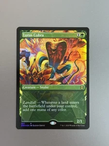 Lotus Cobra - Showcase FOIL MTG NM - ZNR - Magic The Gathering RARE - Picture 1 of 1