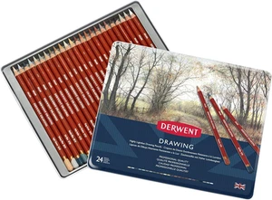 Derwent Drawing Colouring Pencils, Drawing & Writing, Set Of 24, Ideal For Il... - Picture 1 of 13