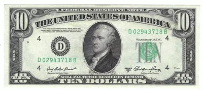 1950-A $10 Small Size Federal Reserve Note - Image 1 of 2