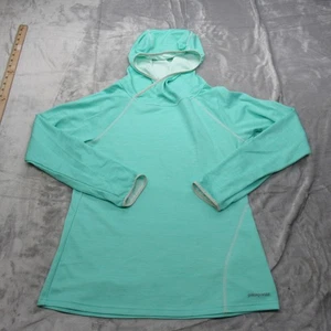 Patagonia Sunshade Hoody Women Medium Mint Green Long Sleeve Lightweight UPF - Picture 1 of 12