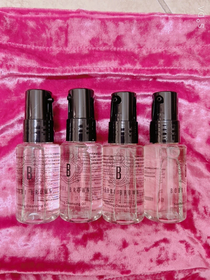 4x Aceite Limpiador Calmante Bobbi Brown Tamaño de Viaje - 1 fl oz ea = 4 oz total U1b Foto 1 de 1
