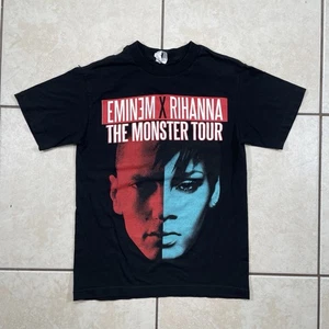 Eminem Rihanna Monster tour Shirt Size XL 2014 Rap Tee Hip Hop Streetwear Music - Picture 1 of 7