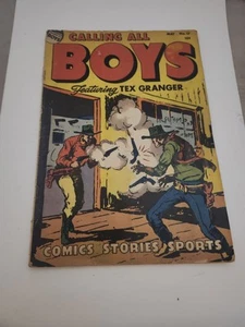 comic book Calling All Boys #16 Parents Magazine Press 1947 Tex Granger VG - Picture 1 of 3