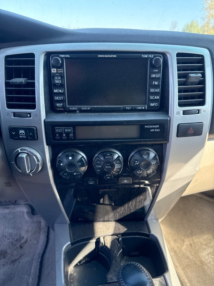 Toyota 4runner 2003-2009 tablero radio CA embellecedor bisel panel plateado 4x4 OEM  Foto 1 de 1