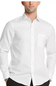Camisa Tommy Hilfiger Para Hombre Mediana Blanca Ithaca Abotonada Manga Larga Calce Clásico - Imagen 1 de 9