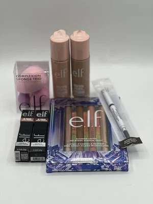 e.l.f. Makeup Bundle-2 Halo Glow Liquid Filler, Eyeshadow, Lipstick, Brow Pencil - Image 1 of 3