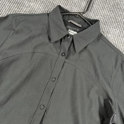 Columbia Titanium Shirt Womens Large Black Omni-Shade Long Sleeve Hiking Outdoor - Image 1 of 4