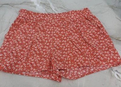 Speechless девочек розовый шорты размер большой оранжевый цветочный - Изображение 1 из 2