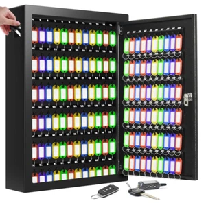 150 Key Storage Cabinet Lock Box Safe Organizer Wall Mount Large Car Lot Holder - Picture 1 of 9