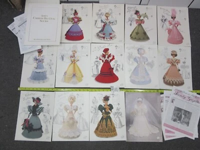 Annie's Calendar Bed Doll Society Crochet Clothes Fashion Doll Patterns Lot 1994 - Image 1 of 4