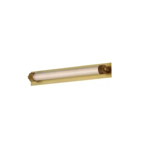 ET2 Lighting Doric 1Lt 18" LED Wall Sconce, Brass/Clear Ribbed - E23480-144NAB - Picture 1 of 1