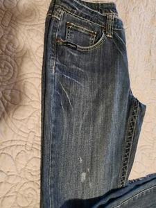 Cowgirl Up, ladies Jeans, Play in The Dirt Size 6 ( waist 29" inseam 30") - Picture 1 of 7