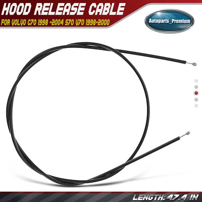 Cable de liberación de capó para Volvo C70 1998-2004 S70 V70 1998 1999 2000 L5 2,3 L 2,4 L Foto 1 de 4