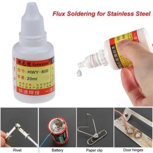 NEW Soldering Paste Liquid Welding Solder Tool-20ml Steel Flux K1H0 - Picture 1 of 10