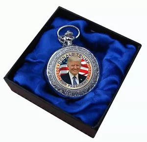 Trump Coin made From JFK Half dollar Pocket Watch 2020 - Picture 1 of 1