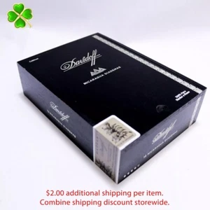 Davidoff Diademas Nicaragua Caja de cigarros de madera vacía negra 7" x 5,25" x 2" ~ - Imagen 1 de 10