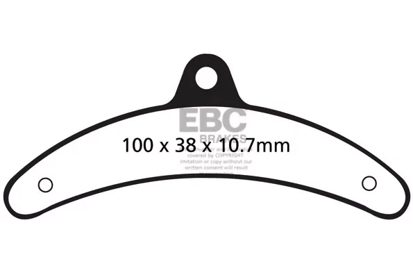 Go Kart EBC FA543 Brakes British Made Organic FA Series Brake Pads Karting