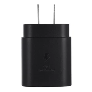 25W Super Fast Wall Charger USB C Charging Block For Samsung Galaxy S20 S21 US - Picture 1 of 10