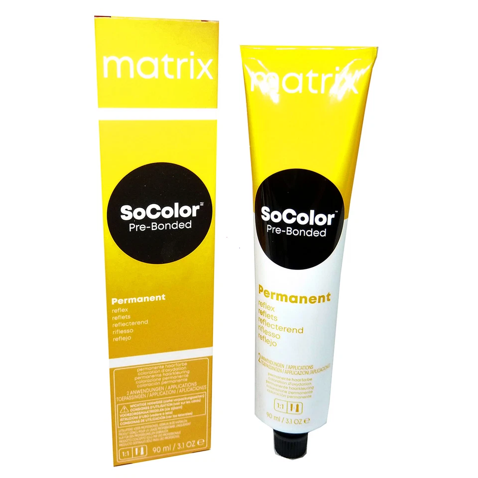 Matrix SoColor Pre-Bonded Reflex Permanent Creme Haar Farbe Coloration 90ml