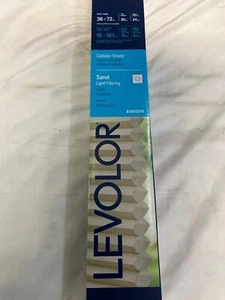 LEVOLOR 36-in x 7 Sand Light Filtering Cordless Cellular Shade 2893594 - Picture 1 of 1