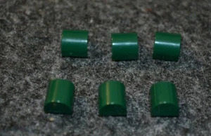 (6) 1x1 Dark Green Rounded Top 1/2 Barrel Bricks ~ New Lego Parts ~ - Picture 1 of 1