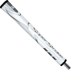New Authentic SuperStroke Zenergy White / Silver Pistol GT 1.0 Putter Grip - Picture 1 of 3