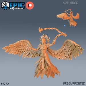 6K Resin 32mm Epic Miniatures Hells Angel Zariel (Huge) for D&D, Role-Play - Picture 1 of 1
