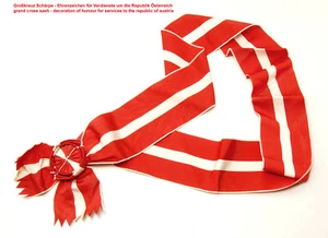 Großkreuz Schärpe Orden,Ehrenzeichen Österreich,grand cross order sash,austria - Bild 1 von 12