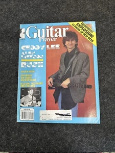 Vtg Guitar Player Magazine Apr 1986 Geddy Lee Rush Kazumi Watanabe + Flexi Disc - Picture 1 of 3
