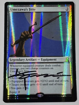 Umezawa's Jitte From the Vault: Lore Foil Signed By Christopher Moeller - Image 1 of 2