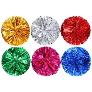2x Cheerleading Pom Poms for Games Team Spirit School Sports Cheering Dancing - Picture 1 of 18