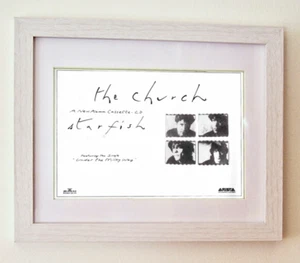 THE CHURCH+STARFISH+FRAMED ORIGINAL MUSIC PRESS AD POSTER+1988 - Picture 1 of 7