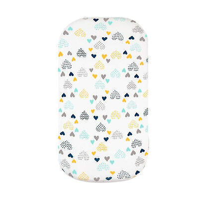 Cradle Sheets Stretchy Removable Bassinet Mattress Protection Cover Polyester • 11.45£