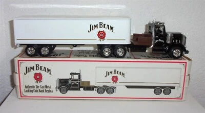 JIM BEAM 1948 PETERBILT TRACTOR TRAILER 1997 DIECAST ERTL BANK F957 - Image 1 of 3
