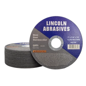 Paquete de 25 discos de corte de acero y metal con ruedas de corte de 5"" x 1/16"" x 7/8 - Imagen 1 de 5