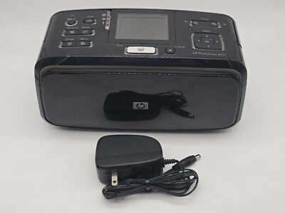HP PhotoSmart A717 Digital Photo Inkjet Printer Tested & Working w/Case - Image 1 of 4
