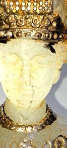 Priceless Artifact Natural Untreated Glassy Jadeite Jade Statue Deity 25k Carats - Picture 1 of 23