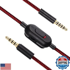 Knomix 3.5mm(1/8") G Pro X Cord Gaming Headset Cable Replacement for Logitech - Picture 1 of 5