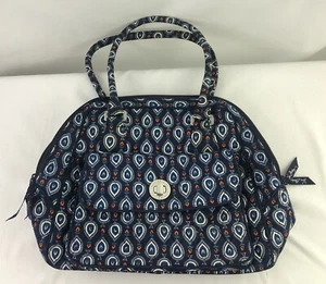 Vera Bradley Purse Blue Paisley 0222 - Picture 1 of 11