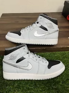Size 10 - Air Jordan 1 Retro Mid Wolf Grey - Picture 1 of 7